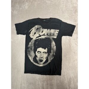 David Bowie Graphic T-Shirt Black Rock & Pop Music Band Tee